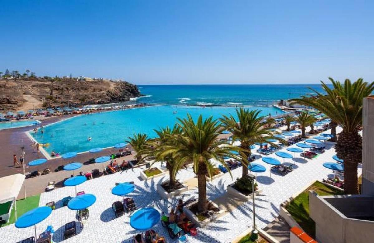 Beach-Front Tenerife Sth Sea And Pool View 코스타델실렌시오 외부 사진