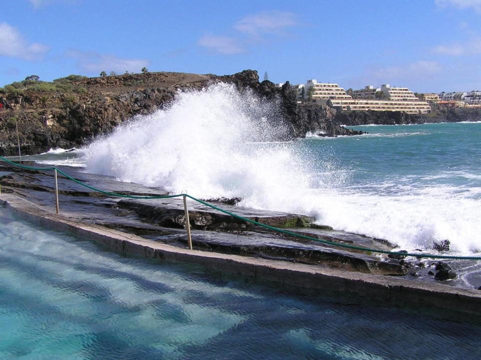 Beach-Front Tenerife Sth Sea And Pool View 코스타델실렌시오 외부 사진